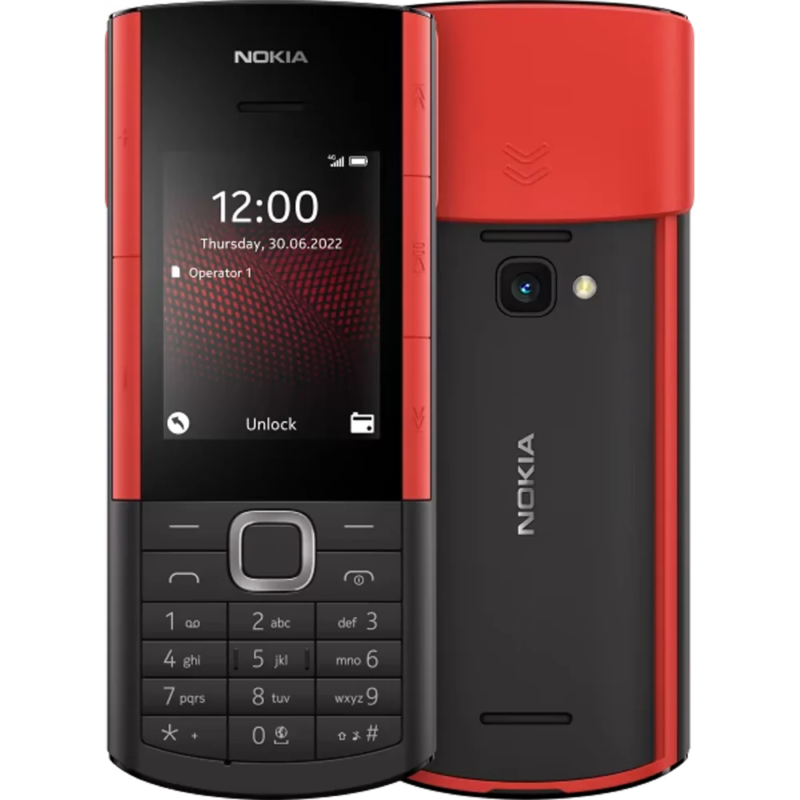 Nokia 5710 4G Big Button Phone Unlocked - Anzo Black