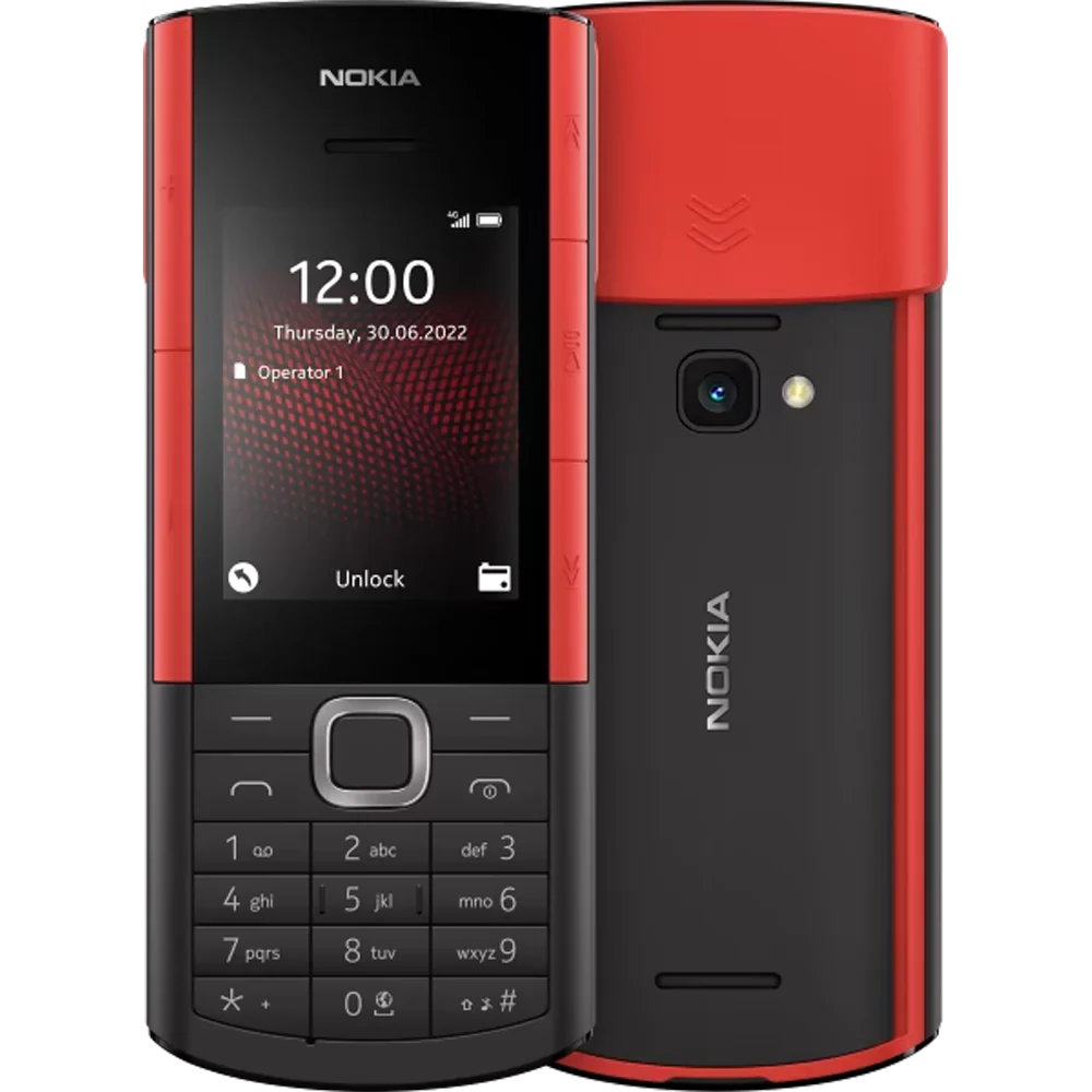 Nokia 5710 4G Big Button Phone Unlocked - Anzo Black