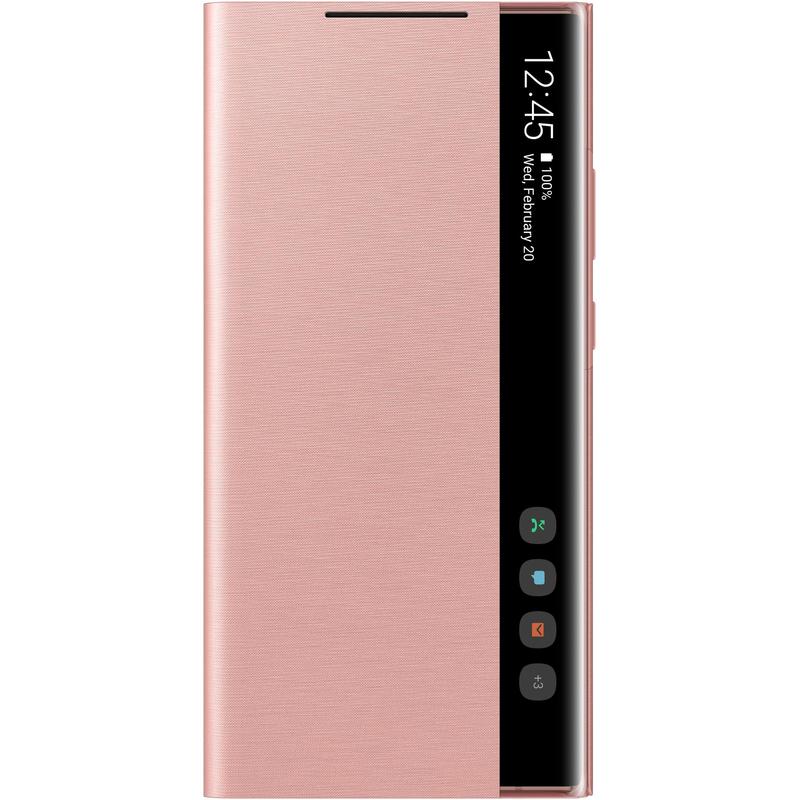 Samsung Clear View Cover Case For Galaxy Note20 Ultra - Mystic Bronze