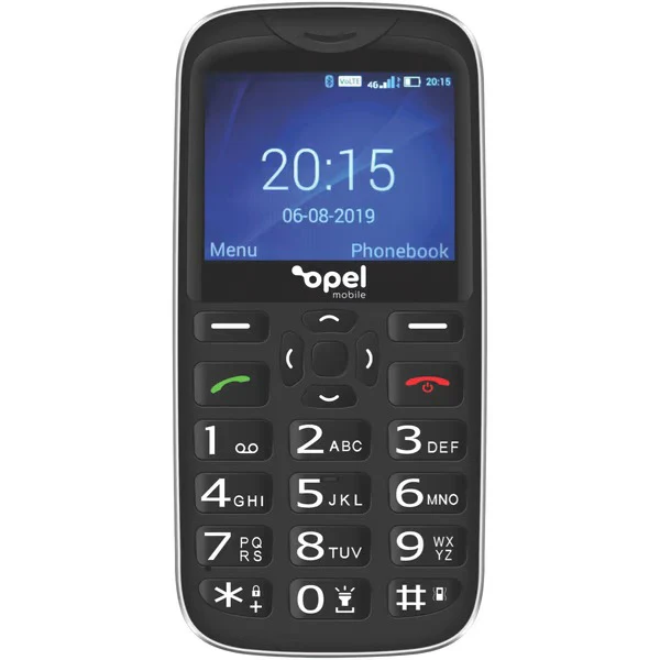 OPEN BOX Opel Mobile BigButton X (4G/LTE, Keypad) - Black