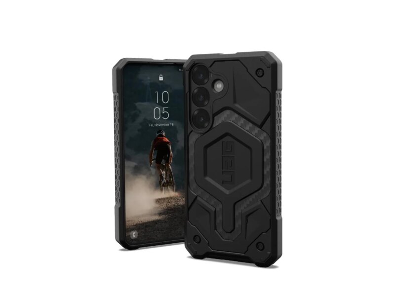 UAG Monarch Pro Case for Samsung Galaxy S25 Carbon Fiber - Black