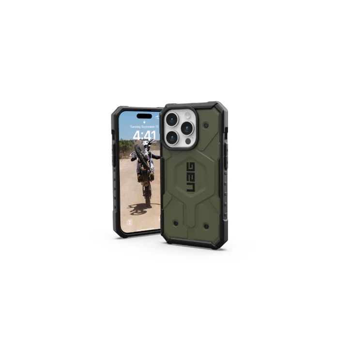 UAG Pathfinder Magsafe Case for iPhone 15 Pro Olive Drab - Green