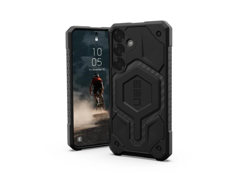UAG Monarch Pro Case for Samsung Galaxy S25+ Carbon Fiber - Black