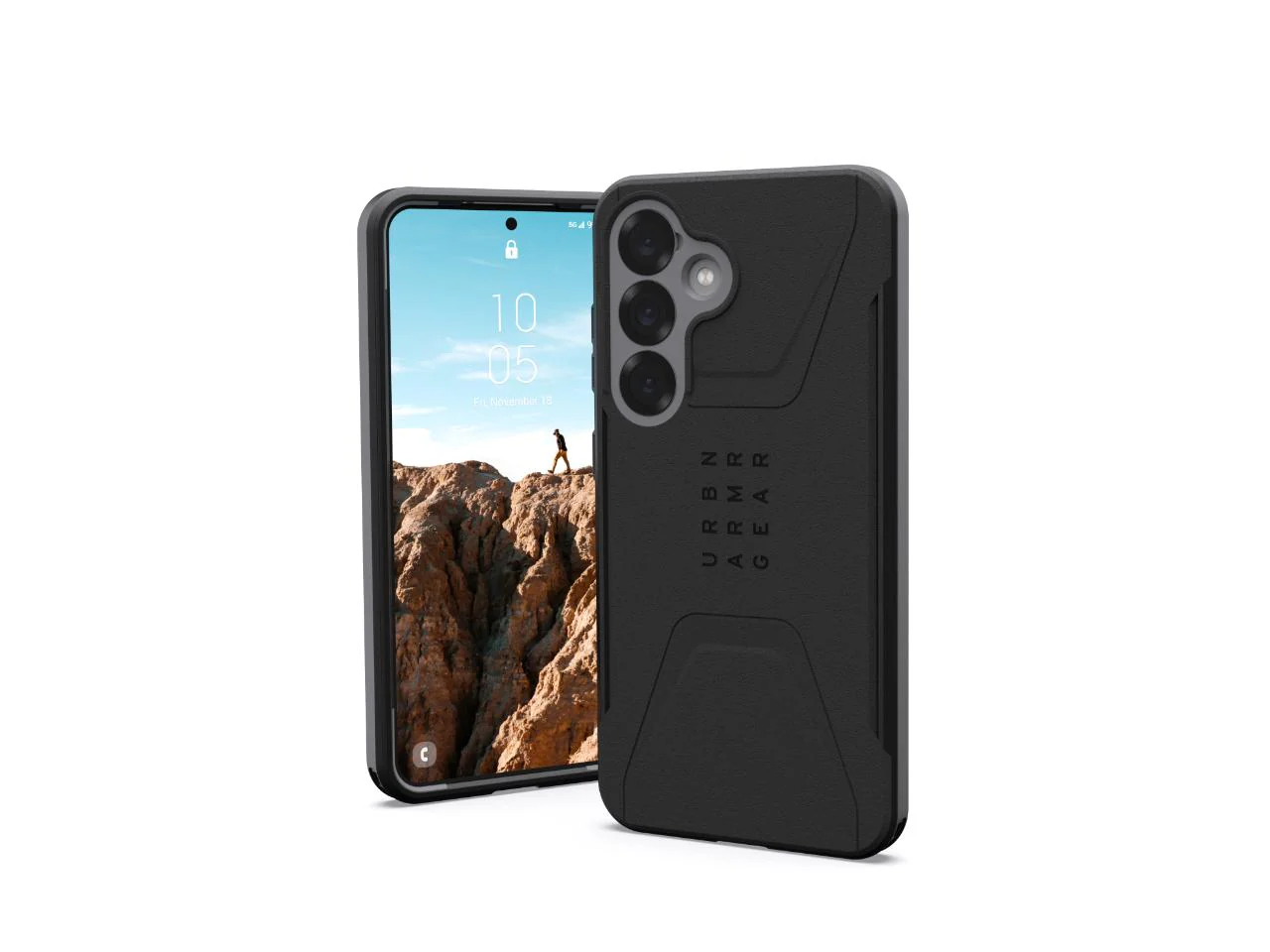UAG Civilian Magnet Case for Samsung Galaxy S25 - Black