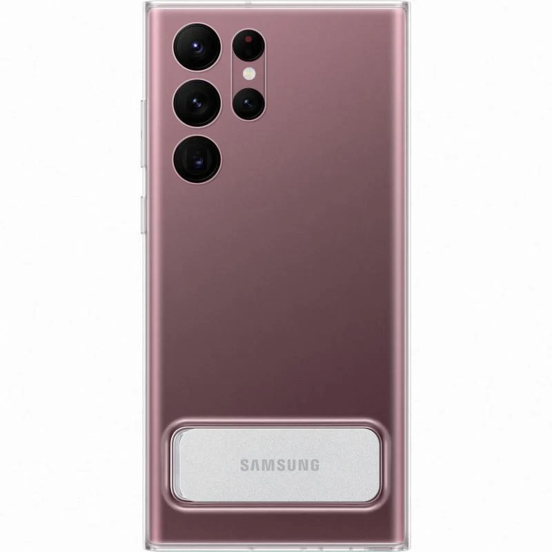 Samsung Standing Cover for Galaxy S22 Ultra - Clear