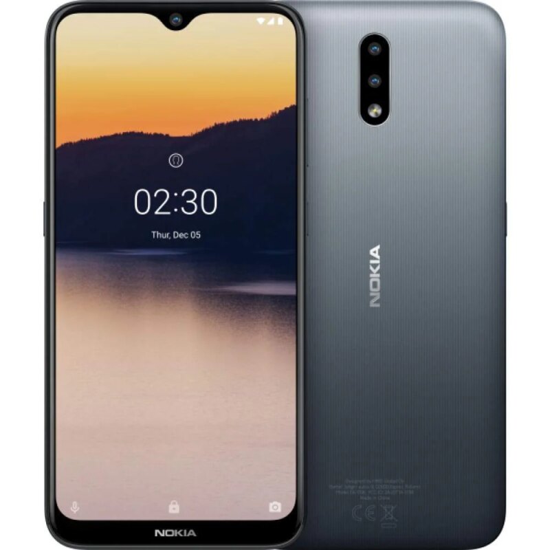 Nokia 2.3 Unlocked Smartphone 32GB - Charcoal