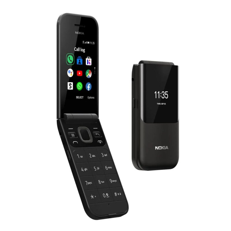 Nokia 2720 Flip 4G Seniors Phone TA-1168 - Black