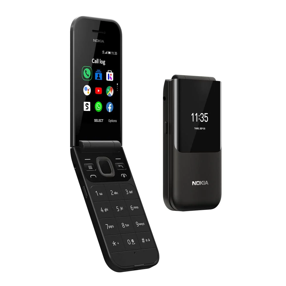 Nokia 2720 Flip 4G Seniors Phone TA-1168 - Black