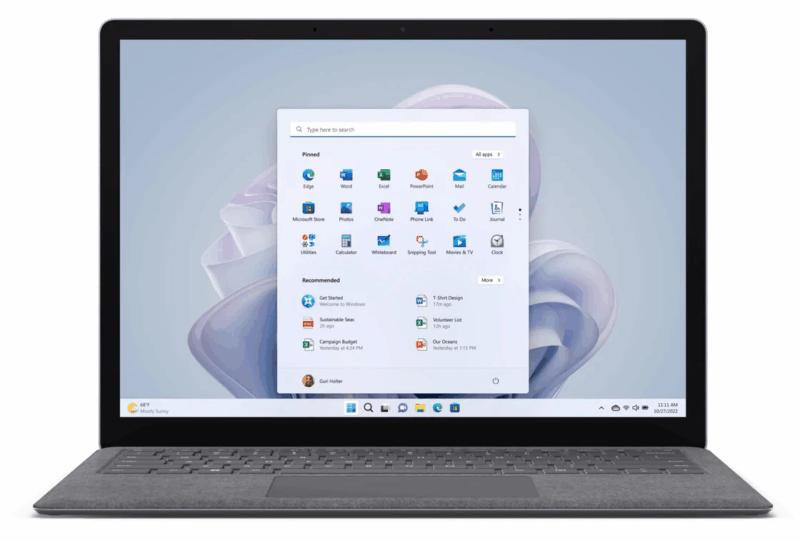 Microsoft Surface Laptop 5 13.5inch Core i5 8GB 256GB W11Pro, Platinum