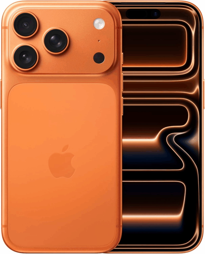 Apple iPhone 17 Pro (1 TB) - Cosmic Orange [6.3-inch Display with Promotion up to 120Hz, A19 Pro Chip, Breakthrough Battery Life, Pro Fusion Camera System with Center Stage Front Camera]